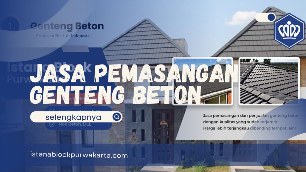 Jasa Pemasangan Genteng Beton