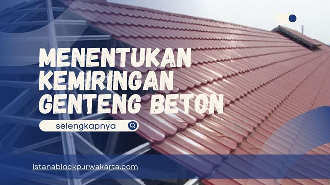 Kemiringan Genteng Beton