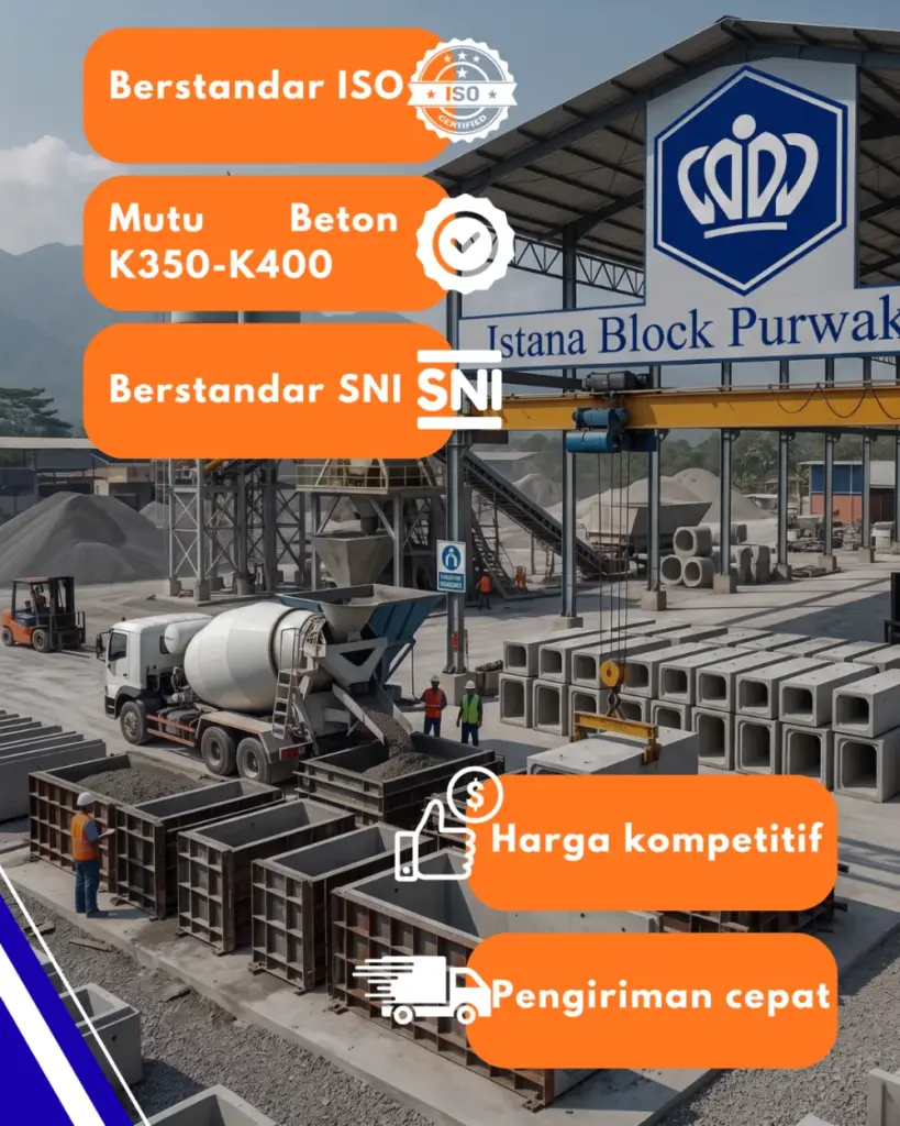 U-Ditch beton Istana Block Purwakarta